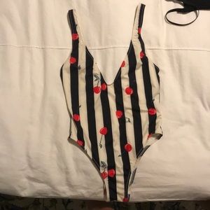 Solid and striped Michelle one piece S